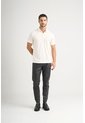 Polo Lucca Manga Corta Para Hombre Texturizada Polo Lucca Manga Corta Para Hombre Texturizada Crema L VÉLEZ de Vélez