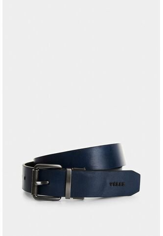 Cinturón Doble Faz Elon De Cuero Para Hombre Versátil Cinturón Doble Faz Elon De Cuero Para Hombre Versátil Azul Oscuro 40 VÉLEZ Vélez