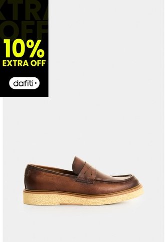 Mocasines De Cuero Liso Para Hombre Breeze Mocasines De Cuero Liso Para Hombre Breeze Miel 43 VÉLEZ Vélez