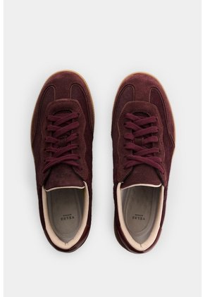 Tenis En Cuero Gamuzado Para Mujer Duna Tenis En Cuero Gamuzado Para Mujer Duna Vinotinto 38 VÉLEZ