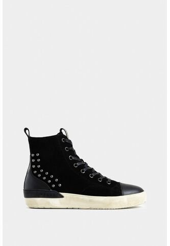 Tenis Bota En Cuero Gamuza Para Mujer Paraíso Tenis Bota En Cuero Gamuza Para Mujer Paraíso Negro 41 VÉLEZ Vélez
