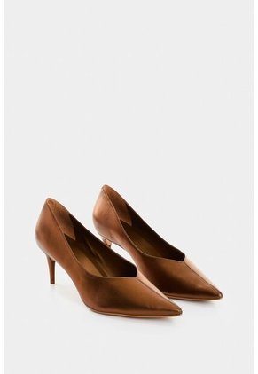 Tacones Jacinto De Cuero Para Mujer Stiletto Tacones Jacinto De Cuero Para Mujer Stiletto Bronce 40 VÉLEZ