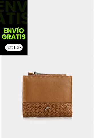 Billetera De Cuero Grabado Para Mujer Golden Billetera De Cuero Grabado Para Mujer Golden Miel VÉLEZ Vélez