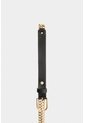 Cinturón Unifaz En Cuero Y Cadena Para Mujer Cinturón Unifaz En Cuero Y Cadena Para Mujer Negro S VÉLEZ de Vélez