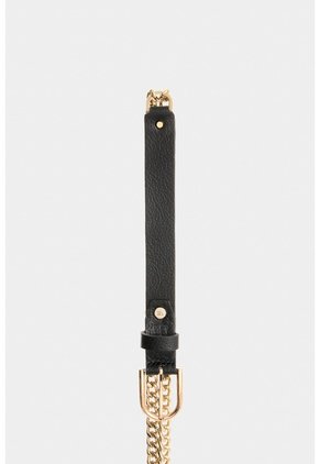 Cinturón Unifaz En Cuero Y Cadena Para Mujer Cinturón Unifaz En Cuero Y Cadena Para Mujer Negro S VÉLEZ