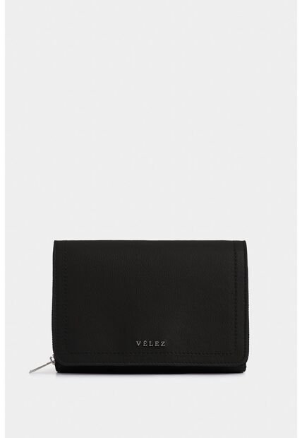 Manos Libres Mini Abi De Cuero Para Mujer Estructurado Manos Libres Mini Abi De Cuero Para Mujer Estructurado Negro VÉLEZ