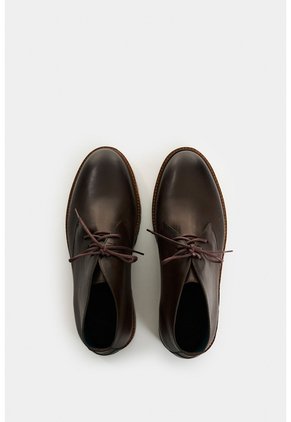 Botines De Cuero Para Hombre Ocean Botines De Cuero Para Hombre Ocean Cafe 44 VÉLEZ