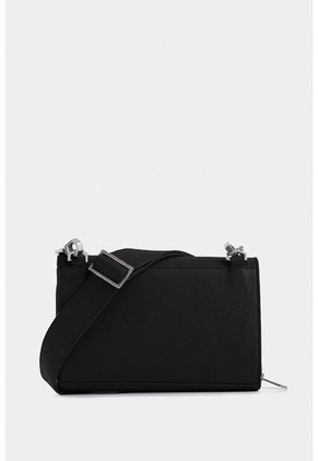 Manos Libres Mini Abi De Cuero Para Mujer Estructurado Manos Libres Mini Abi De Cuero Para Mujer Estructurado Negro VÉLEZ