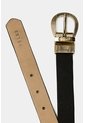 Cinturón Doble Faz Jaspe De Cuero Para Mujer Básico Atemporal Cinturón Doble Faz Jaspe De Cuero Para Mujer Básico Atemporal Negro M VÉLEZ de Vélez