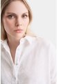 Camisa Manga Larga Peonia Para Mujer Camisa Manga Larga Peonia Para Mujer Blanco S VÉLEZ de Vélez