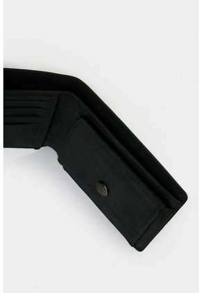 Billetera Terra De Cuero Para Hombre Interior Contraste Billetera Terra De Cuero Para Hombre Interior Contraste Negro VÉLEZ