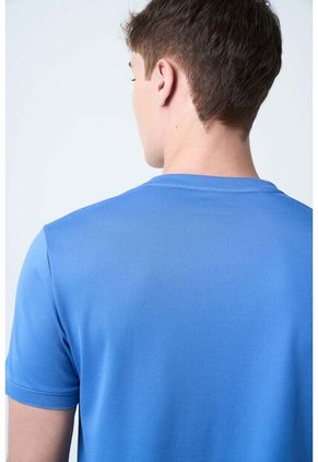 Camiseta Micropima Arizona Para Hombre Semi Ajustada Camiseta Micropima Arizona Para Hombre Semi Ajustada Azul L VÉLEZ