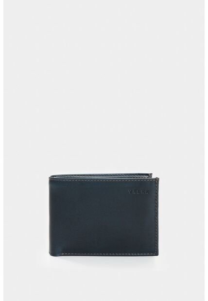 Billetera De Cuero Para Hombre Costuras 3 Billetera De Cuero Para Hombre Costuras 3 Azul Oscuro VÉLEZ