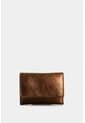 Billetera Pequeña De Cuero Folia Para Mujer Con Monedero Billetera Pequeña De Cuero Folia Para Mujer Con Monedero Bronce VÉLEZ de Vélez
