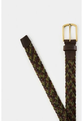 Cinturón Iskay Unifaz En Cuero Y Cordón Para Hombre Cinturón Iskay Unifaz En Cuero Y Cordón Para Hombre Verde 42 VÉLEZ