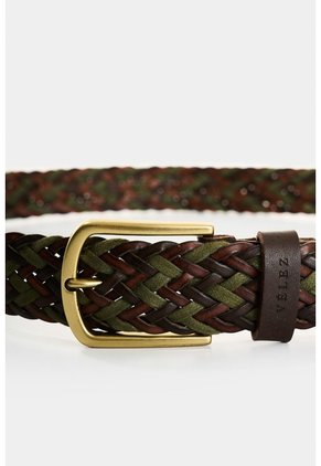 Cinturón Iskay Unifaz En Cuero Y Cordón Para Hombre Cinturón Iskay Unifaz En Cuero Y Cordón Para Hombre Verde 42 VÉLEZ