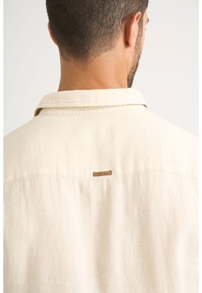 Camisa Manga Corta Lino Para Hombre Bordado Vz Camisa Manga Corta Lino Para Hombre Bordado Vz Arena XL VÉLEZ