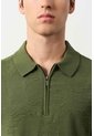 Polo Manga Corta Tejida Para Hombre Anam Polo Manga Corta Tejida Para Hombre Anam Verde Oliva XXL VÉLEZ de Vélez