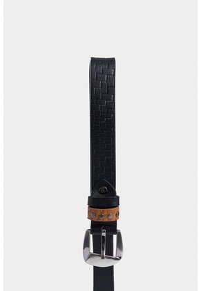 Cinturón Unifaz Elda De Cuero Negro Cinturón Unifaz Elda De Cuero Negro M VÉLEZ