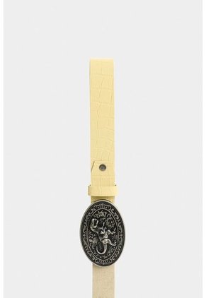 Cinturón Unifaz En Cuero Croco Para Hombre Dino Cinturón Unifaz En Cuero Croco Para Hombre Dino Amarillo 40 VÉLEZ