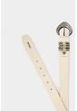 Cinturón Unifaz De Cuero Para Mujer Tika Cinturón Unifaz De Cuero Para Mujer Tika Blanco M VÉLEZ de Vélez