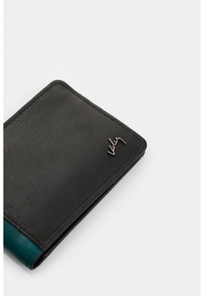 Billetera De Cuero Para Hombre Oroa Billetera De Cuero Para Hombre Oroa Negro VÉLEZ