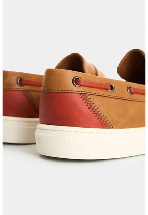 Mocasines Deportivos De Cuero Para Hombre Vintage Mocasines Deportivos De Cuero Para Hombre Vintage Miel 45 VÉLEZ