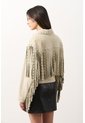 Chaqueta Trucker De Gamuza Con Flecos Para Mujer Dakota Chaqueta Trucker De Gamuza Con Flecos Para Mujer Dakota Arena M VÉLEZ de Vélez