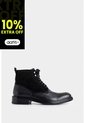 Botas Solar De Cuero Para Hombre Combinación De Texturas Botas Solar De Cuero Para Hombre Combinación De Texturas Negro 43 VÉLEZ de Vélez