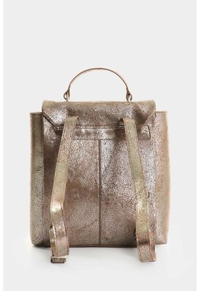 Morral De Cuero Folia Craquelada Para Mujer Thalia Morral De Cuero Folia Craquelada Para Mujer Thalia Plata VÉLEZ