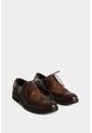 Zapatos Cordón Solar De Cuero Para Hombre Combinación De Texturas Zapatos Cordón Solar De Cuero Para Hombre Combinación De Texturas Miel 42 VÉLEZ de Vélez