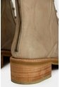 Botines Lirio De Cuero Para Mujer Tipo Militar Beige Botines Lirio De Cuero Para Mujer Tipo Militar Beige 37 VÉLEZ de Vélez