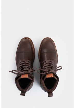 Botas Karioka De Cuero Para Hombre Tractoradas Botas Karioka De Cuero Para Hombre Tractoradas Cafe 45 VÉLEZ