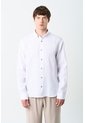 Camisa Manga Larga Semi Fitted Para Hombre Roma Camisa Manga Larga Semi Fitted Para Hombre Roma Blanco XXL VÉLEZ de Vélez