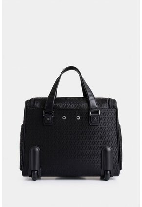 Maleta De Viaje Bloom 2 En Jacquard Para Mujer Sistema Trolley Maleta De Viaje Bloom 2 En Jacquard Para Mujer Sistema Trolley Negro VÉLEZ