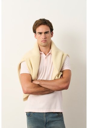 Polo Manga Corta Essential Para Hombre Textura Polo Manga Corta Essential Para Hombre Textura Natural S VÉLEZ