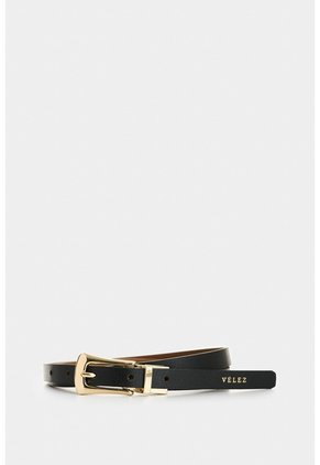 Cinturón Doble Faz De Cuero Para Mujer Vestigio Cinturón Doble Faz De Cuero Para Mujer Vestigio Negro M VÉLEZ