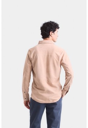 Camisa Manga Larga Para Hombre Gamuza Camisa Manga Larga Para Hombre Gamuza Arena S VÉLEZ