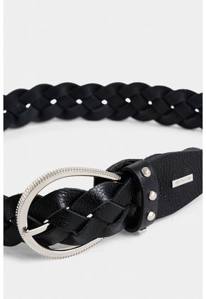 Cinturón Unifaz Papyris 2.0 De Cuero Para Mujer Trenzado Cinturón Unifaz Papyris 2.0 De Cuero Para Mujer Trenzado Negro XL VÉLEZ