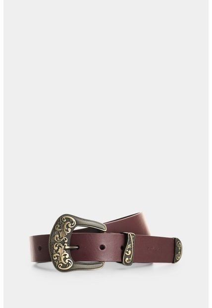 Cinturón Unifaz En Cuero Para Mujer Cattia Cinturón Unifaz En Cuero Para Mujer Cattia Vinotinto XL VÉLEZ