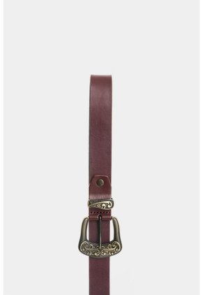 Cinturón Unifaz En Cuero Para Mujer Cattia Cinturón Unifaz En Cuero Para Mujer Cattia Vinotinto XL VÉLEZ
