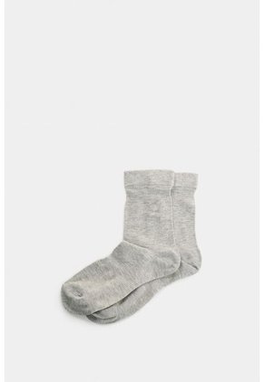 Calcetines Media Pierna Tejidos Para Hombre Detalle Acanalado Calcetines Media Pierna Tejidos Para Hombre Detalle Acanalado Gris XS VÉLEZ