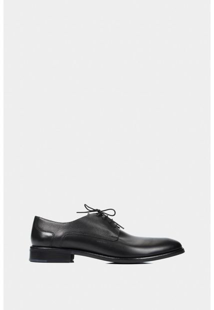 Zapatos Cordón Formal Humanista De Cuero Para Hombre Liso Negro Zapatos Cordón Formal Humanista De Cuero Para Hombre Liso Negro 43 Vélez