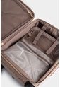 Maleta De Viaje Bloom En Jacquard Para Mujer Apliques Cuero Maleta De Viaje Bloom En Jacquard Para Mujer Apliques Cuero Beige VÉLEZ de Vélez