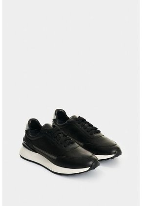 Tenis De Cuero Detalle Millaré Para Mujer Pearl Tenis De Cuero Detalle Millaré Para Mujer Pearl Negro 38 VÉLEZ