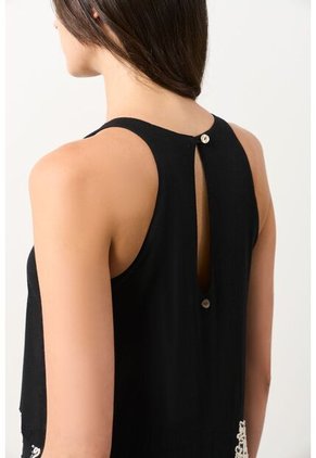 Vestido Escote Halter Para Mujer Almaris Vestido Escote Halter Para Mujer Almaris Negro 12 VÉLEZ