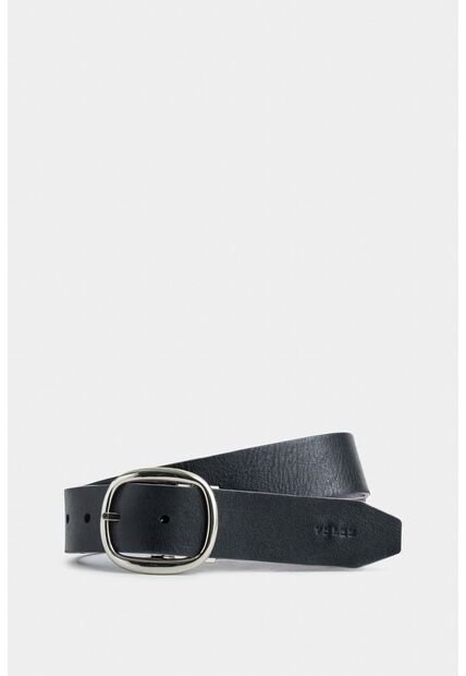 Cinturón Doble Faz Bee De Cuero Para Mujer Puntera Hexagonal Cinturón Doble Faz Bee De Cuero Para Mujer Puntera Hexagonal Negro S VÉLEZ