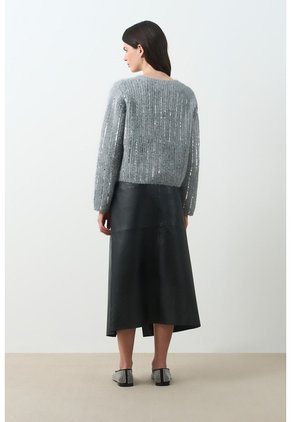 Cardigan Tejido Para Mujer Aurelia Cardigan Tejido Para Mujer Aurelia Gris L VÉLEZ