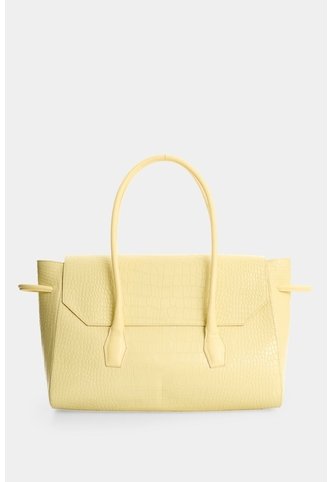 Shopping En Cuero Croco Para Hombre Shopping En Cuero Croco Para Hombre Amarillo VÉLEZ Vélez