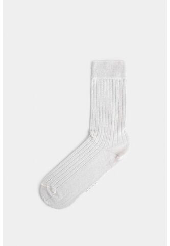 Calcetines Largos Sendero Para Mujer Acanalados Calcetines Largos Sendero Para Mujer Acanalados Crema XS VÉLEZ Vélez